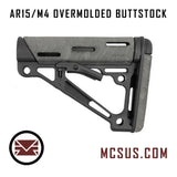 Solid Remote Adapter With AR15/M4 OverMolded Mil-Spec Buffer Carbine Buttstock (Universal)