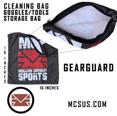 GearGuard Microfiber Cleaning - Goggles And Tools Storage Bag (16 inches x 16 inches)