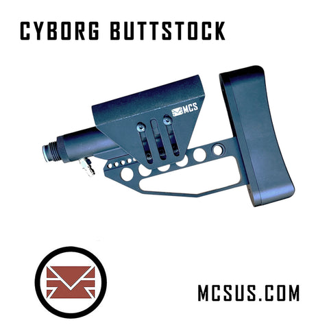 Cyborg Solid Buttstock With Solid Air Adapter (Universal)