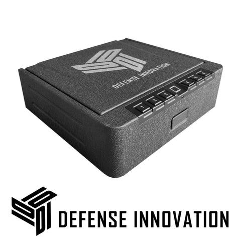 Defense Innovation Smart Gun Safe - Lock Box (Biometric - Keypad and Backup Key)