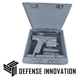 Defense Innovation Smart Gun Safe - Lock Box (Biometric - Keypad and Backup Key)