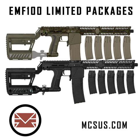 Planet Eclipse EMEK EMF100 Mag Fed Paintball Gun Package