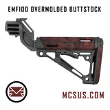 EMF100 MG100 Drop Down OverMolded Carbine Buttstock