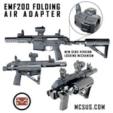 EMF200 Drop Down Folding Air Buttstock Adapter With Gen3 Locking Mechanism