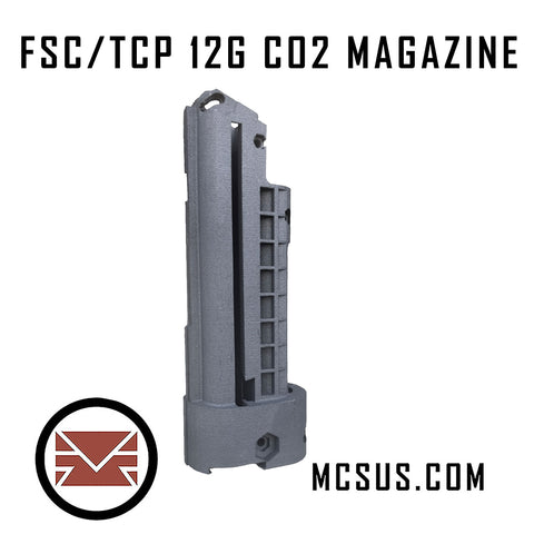 FSC TCP Paintball Pistol Extension Magazine For Use With 12g Disposable CO2 Cartridge