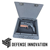 Defense Innovation Smart Gun Safe - Lock Box (Biometric - Keypad and Backup Key)