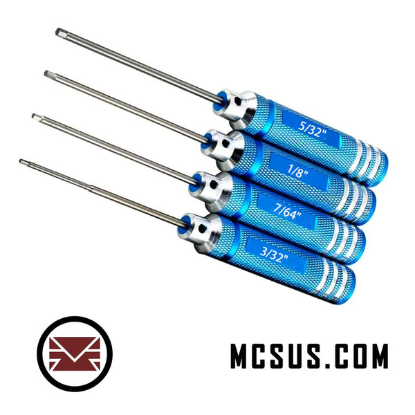 Master Tech Standard Hex Driver, Allen Wrench (3/32, 7/16, 1/8, 5/32) – MCS
