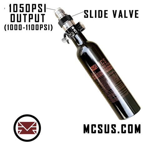 Integrated On/Off Slide Valve 13ci 3000psi 1050psi output (1000 to 1100psi) Air Tank Regulator