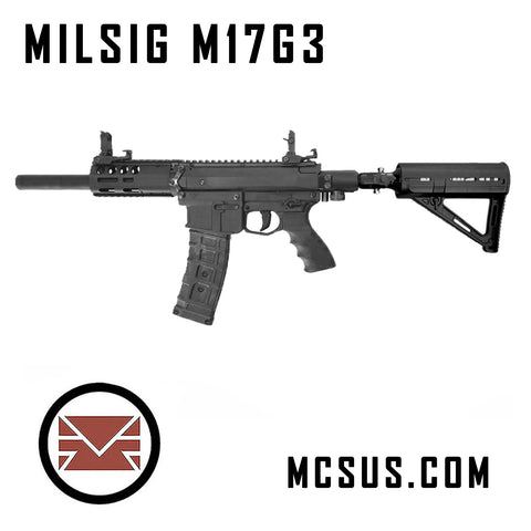 Milsig M17 G3 Semi/Full Auto Adjustable 10 - 20 Joules  Less Lethal (Optional Adding Air Tank or Buttstock) (Estimated Shipping Date 3-12-2026)
