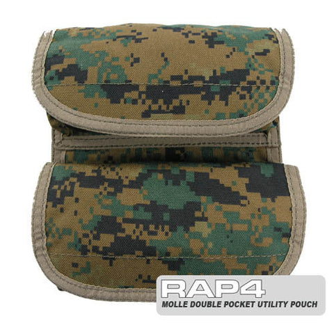 MOLLE Small Double Utility Pouch (MARPAT) Clearance Item