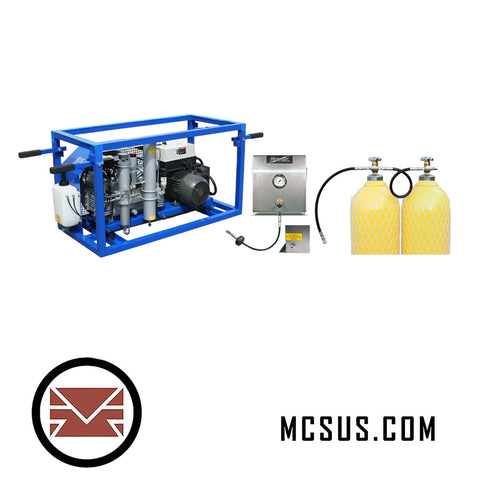 Small Field Compressor: Available for  Gas  or  Electric