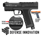 (PRE-ORDER) GEN2 Defense Pistol 35-50 Joules: Pistelle X-68 Orange/Black Upgraded Seals & Components (Shipping 07-15-2026)
