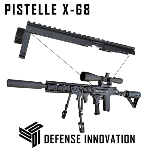 Pistelle X-68 Milspec Carbine Rail And Adapter