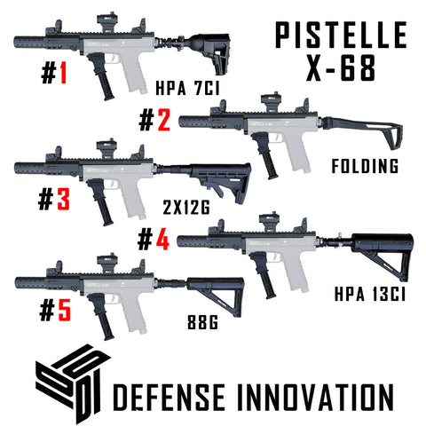 Max Power GEN2 Pistelle X-68 (Gen1 and Gen2) Defender Jail Break Carbine 75-100 Joules Ki