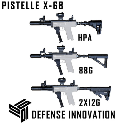 Max Power Upgrade Kit Pistelle X-68 (Gen1 and Gen2) Defender Fusion Carbine 75+ Joules