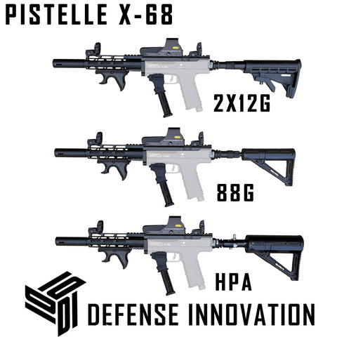 Max Power Upgrade Kit Pistelle X-68 (Gen1 and Gen2) Defender Night Strike Carbine 75+ Joules