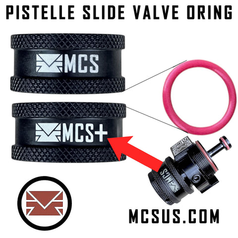 High Performance Pistelle X-68 CO2 Compatible Slide Valve Adapter Oring (Pack of 2)