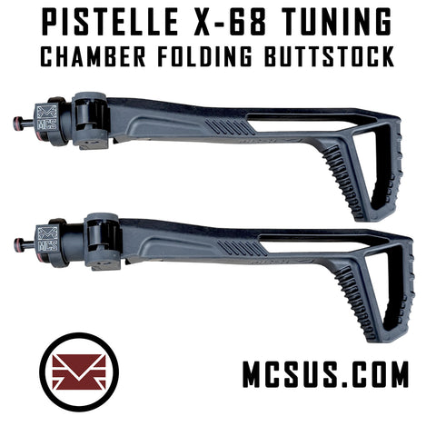 Max Power Pistelle X-68 70+ Joules Tuning Chamber And Folding Buttstock Adapter (Shipping 06-26-206)