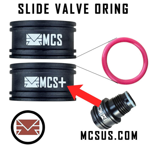 High Performance Slide Valve Adapter Oring CO2 Compatible (Pack of 2)