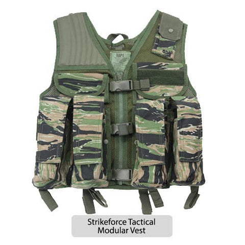 Tiger Stripe Strikeforce Tactical Modular Vest (Large Size)