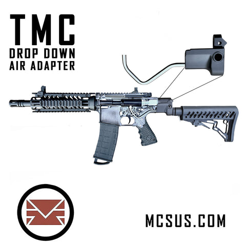Tippmann TMC Drop Down Air Buttstock Adapter + Remote Line Adapter Kit