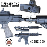 Tippmann TMC Drop Down Folding Air Buttstock Adapter With Gen3 Locking Mechanism