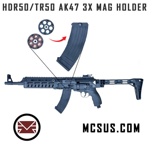 TR50 HDR50 AK47 Style Magazine Clip Holder (Holds 3 Magazine Clips)