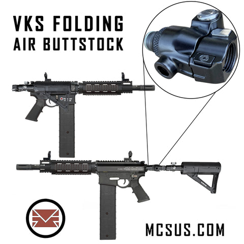 Pepperball VKS Carbine Folding Air Buttstock Adapter With Gen3 Locking Mechanism