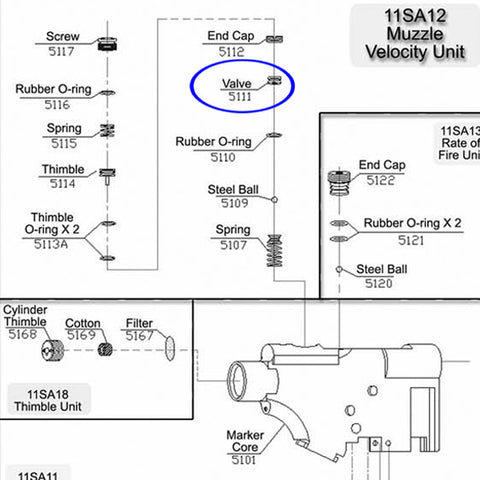 5111 Valve For RAP5