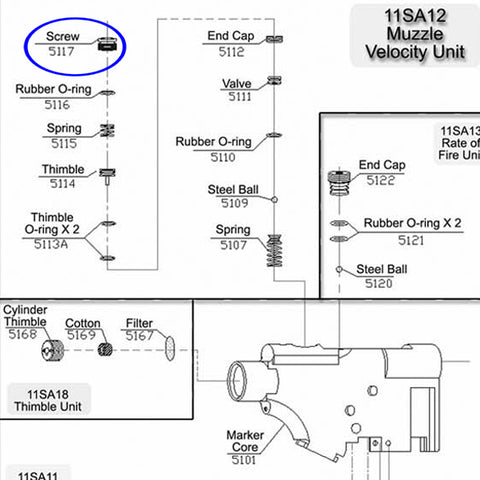 5518 Grommet Ball Detente For RAP5