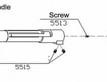 5515 Fixing Screw M4x6 2x For RAP5
