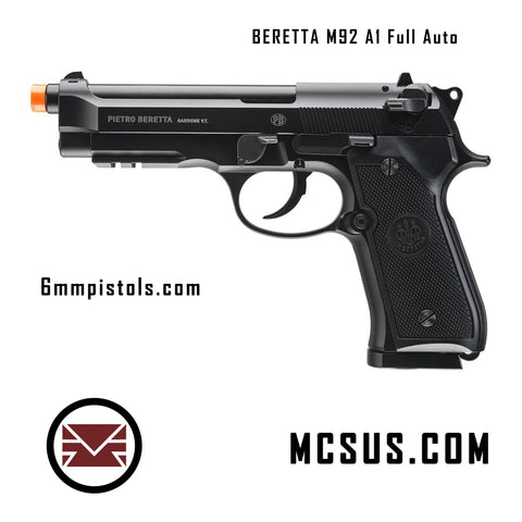 Beretta M92 A1 CO2 Full Auto 6mm Pistol