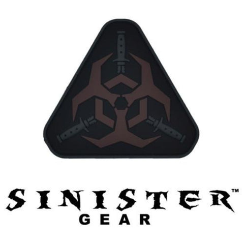 Sinister Gear "Biohazard" PVC Patch - Dark