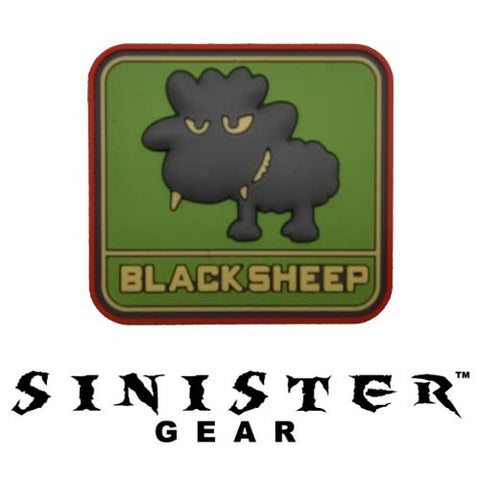 Sinister Gear "Black Sheep" PVC Patch - Color