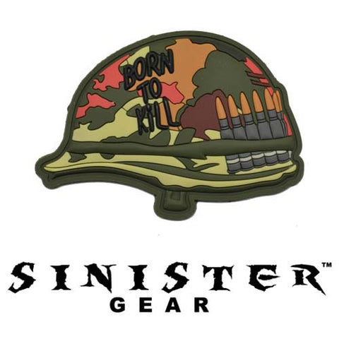 Sinister Gear "Born to Kill" PVC Patch - Color