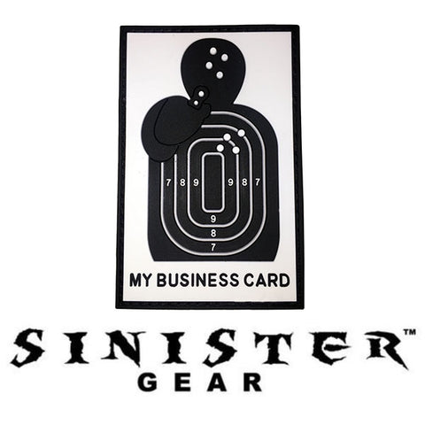 Sinister Gear "Business Card" PVC Patch