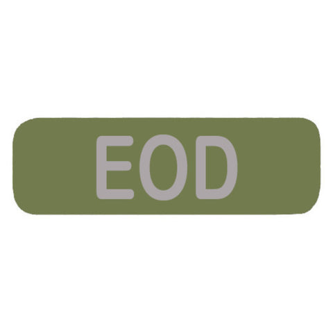 EOD Patch with round corners Large (OLIVE DRAB)