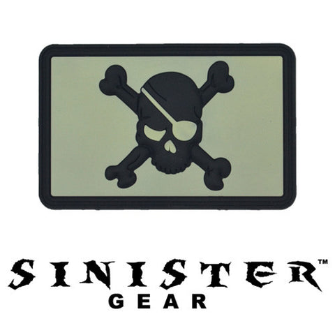 Sinister Gear "Eyepatch" PVC Patch - TAWS (Glows in the Dark)