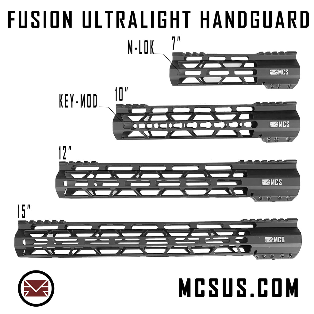 Fusion Ultralight Handguard KeyMod / M-Lok – MCS