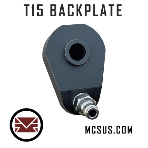 T15 Remote Backplate Machine Pistol Adapter