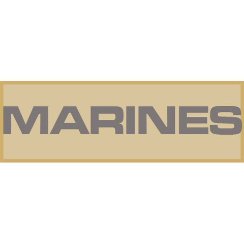 Marines Patch Small (Tan)