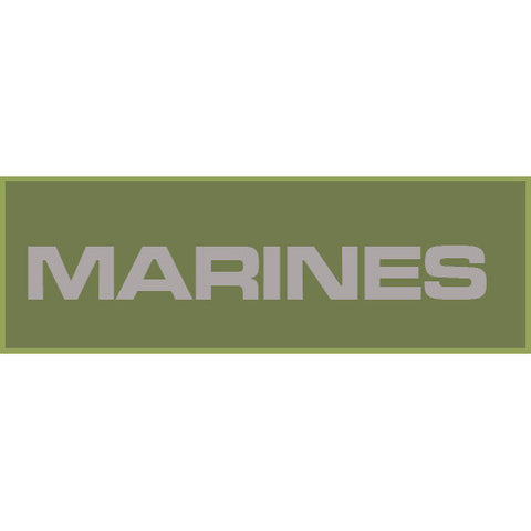 Marines Patch Large (Olive Drab)