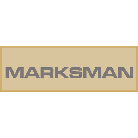 Marksman Patch Small (Tan)