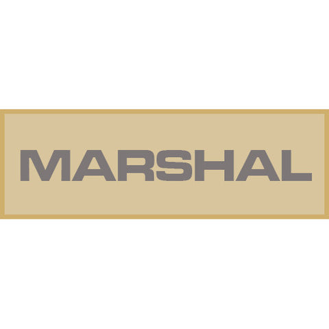 Marshal Patch Large (Tan)