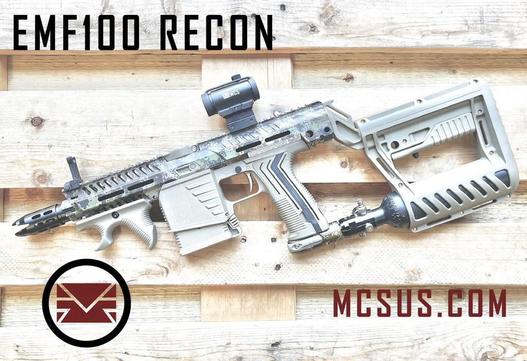 Emf100 Custom MG100 EMF100 Recon Custom Paintball Gun – MCS
