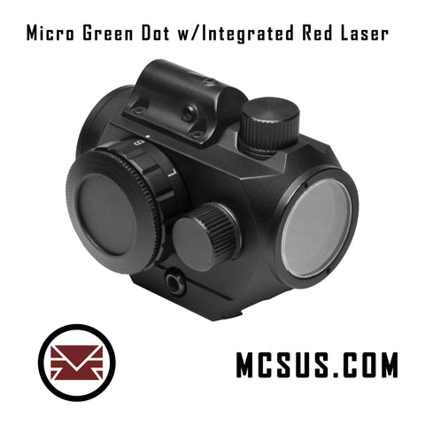 VISM Low Profile Micro Green Dot w/Red Laser