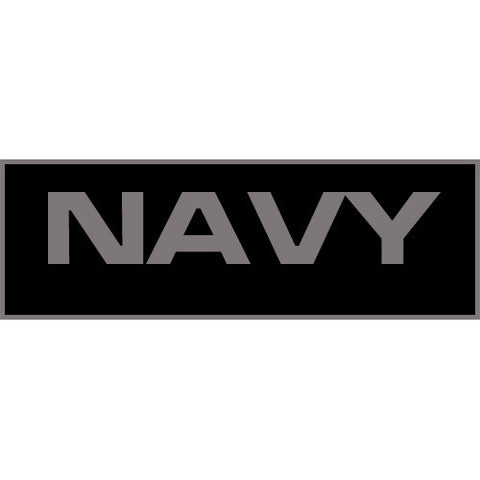 Navy Patch Large (Black)