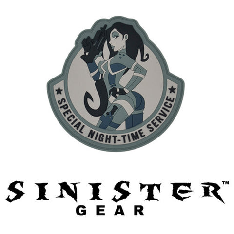 Sinister Gear "Night Time" PVC Patch - ACU