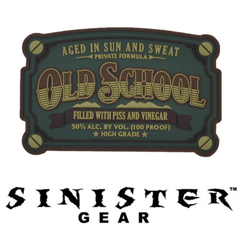Sinister Gear "Old School" PVC Patch - Light