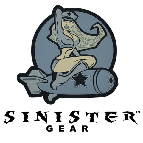Sinister Gear "Pinup Bomb" PVC Patch - ACU